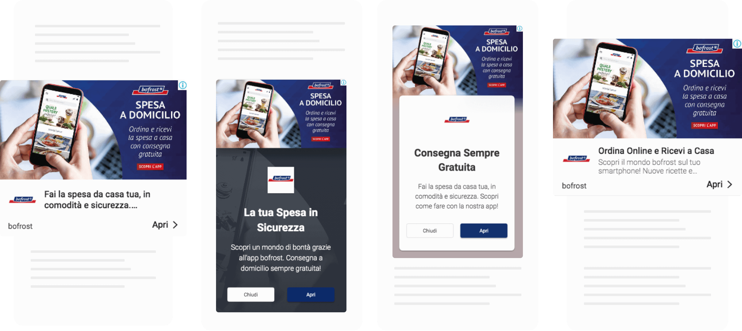Campagne Google Ads Remarketing - Bofrost* Italia